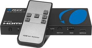 OREI 8K 4x1 HDMI Switch with USB C Input (BK-401C)