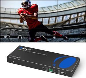 OREI 4K 3x3 HDMI Video Wall Controller Supports RS-232 Audio Extraction (UHD-19VW)