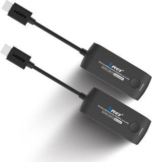 Wireless HDMI Extender Transmitter & Receiver Up to 4K@30Hz - Upto 60 Feet (WUHD3-66M-K)