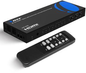 OREI 4K 4x2 HDMI Matrix Switch With ARC Audio Extraction, HDR & Downscaling (UHD-402D)