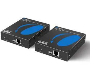 OREI 4K HDMI Extender (Over 1G IP, KVM) - 500ft (Cat6) (EX-500-KVM)