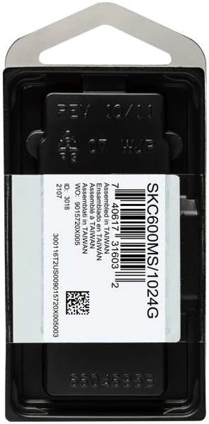 Kingston Technology KC600 mSATA 1024 GB Serial ATA III 3D TLC Kingston Technology KC600 mSATA 1024 GB Serial ATA III 3D TLC