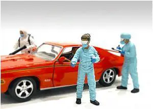Hazmat Crew Figurine II for 1/18 Scale Models by American Diorama