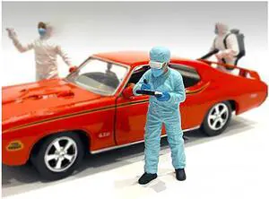 Hazmat Crew Figurine IV for 1/24 Scale Models by American Diorama