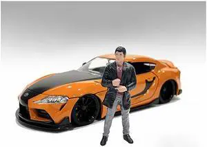 "Car Meet 3" Figurine 3 for 1/24 Scale Models by American Diorama
