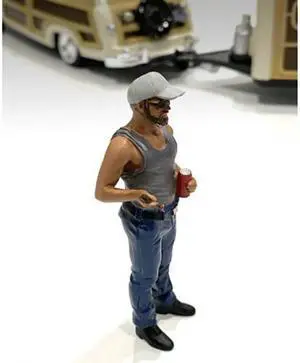 "Campers" Figure 5 for 1/18 Scale Models by American Diorama