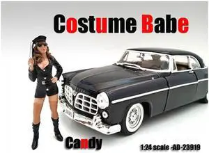 Costume Babe Candy Figure For 1:24 Scale Models by American Diorama