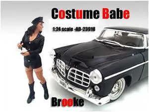 Costume Babe Brooke Figure For 1:24 Scale Models by American Diorama