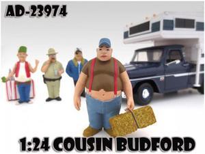 Cousin Budford "Trailer Park" Figurine For 1:24 Diecast Model Cars By American Diorama 23974