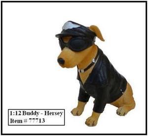 Bikers Dog "Buddy Hersey" Figure For 1:12 Models by American Diorama