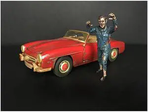 Zombie Mechanic Figurine II for 1/24 Scale Models by American Diorama