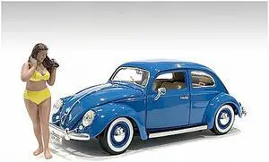 Beach Girl Amy Figurine for 1/18 Scale Models by American Diorama