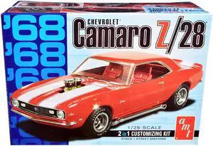 Skill 2 Model Kit 1968 Chevrolet Camaro Z/28 2-in-1 Kit 1/25 Scale Model by AMT