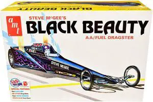 Skill 2 Model Kit Steve McGee's Black Beauty Wedge AA/Fuel Dragster 1/25 Scale Model by AMT