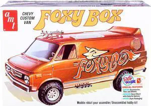 Skill 2 Model Kit Chevrolet Custom Van "Foxy Box" 1/25 Scale Model by AMT