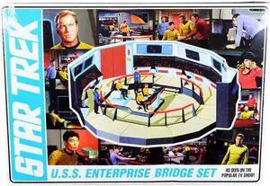 Skill 2 Model Kit U.S.S. Enterprise Command Bridge Set "Star Trek" (1966-1969) TV Show 1/32 Scale Model by AMT