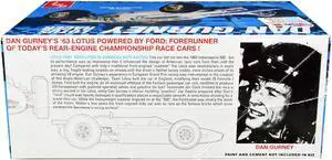 Skill 2 Model Kit Dan Gurney Lotus Racer 1/25 Scale Model by AMT