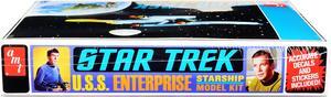 Skill 2 Model Kit U.S.S. Enterprise NCC-1701 Space Ship "Star Trek" 1/650 Scale Model by AMT