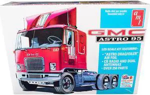 Skill 3 Model Kit GMC Astro 95 Truck Tractor 1/25 Scale Model by AMT