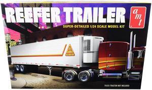 Skill 3 Model Kit Reefer Trailer 1/24 Scale Model by AMT