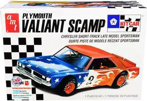 Skill 2 Model Kit Plymouth Valiant Scamp Kit Car 1/25 Scale Model by AMT