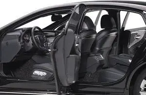 Lexus LS 500h Black with Black Interior 1/18 Model Car by Autoart