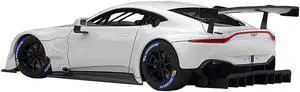 2018 Aston Martin Vantage GTE Le Mans PRO White with Carbon Accents 1/18 Model Car by Autoart