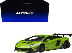 Lamborghini Aventador Liberty Walk LB-Works Pearl Green Metallic Limited Edition 1/18 Model Car by Autoart