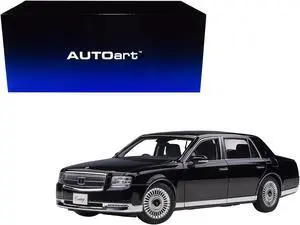 Toyota Century RHD (Right Hand Drive) Black 1/18 Model Car by Autoart
