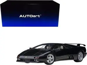 Lamborghini Diablo SE30 Deep Black Metallic 1/18 Model Car by Autoart