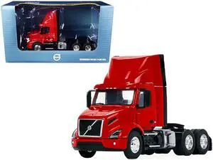Volvo VNR 300 Day Cab with Roof Fairing Truck Tractor Crossroad Red 1/50 Diecast Model by First Gear