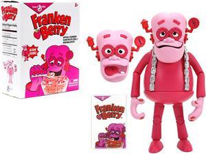 Franken Berry 6.25" Moveable Figurine with Alternate Head and Cereal Box "General Mills" 1/12 Scale by Jada