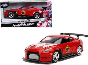 2009 Nissan GT-R (R35) Red Red Ranger's "Power Rangers" 1/32 Diecast Model Car by Jada