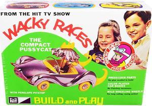 Skill 2 Snap Model Kit The Compact Pussycat with Penelope Pitstop Figurine "Wacky Races" (1968) TV Series 1/25 Scale Model by MPC
