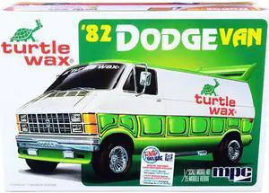 Skill 2 Model Kit 1982 Dodge Van Custom "Turtle Wax" 2-in-1 Kit 1/25 Scale Model by MPC