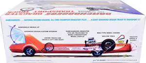 Skill 2 Model Kit Ramchargers Dragster and Advanced Design Transport Truck 2 Kits in 1 1/25 Scale Models by MPC