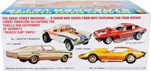 Skill 2 Model Kit 1967 Chevrolet Corvette Stingray "Streaker Vette" "The Great Street Machines" Series 1/25 Scale Model Car by MPC