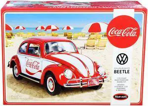 Skill 3 Snap Model Kit Volkswagen Beetle "Coca-Cola" 1/25 Scale Model by Polar Lights