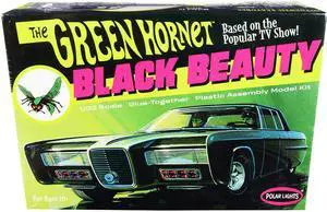Skill 2 Model Kit Black Beauty "The Green Hornet" (1966-1967) TV Series 1/32 Scale Model by Polar Lights