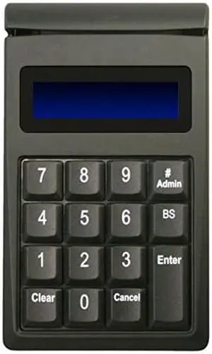 ID TECH 303648_14 Idtech IDKE-534833BE Securekey M130 Encrypted Keypad with MagStripe Card Reader, USB-Keyboard, TDES Encryption, Enhanced Encrypt