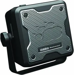 Uniden BC15 UNIDEN BC15 4 INCH 15 WATT CB/SCANNER EXTENSION SPEAKER WITH NOISE FILTER, 10 CORD, 3.5MM RT. ANGLE PLUG