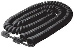 Steren ST-302-025BK 25 ft. Black Handset Cord