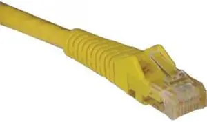 TRIPP LITE N201-025-YW 25FT CAT6 YELLOW GIGABIT SNAGLESS MOLDED PATCH CABLE