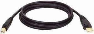 Tripp Lite U022-010-R 10FT USB 2.0 AB CABLE USBA TO USBB W/ GOLDECTORS