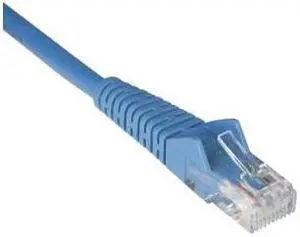 TRIPP LITE N201-001-BL50BP Cat.6 UTP Patch Network Cable  - Category 6 for Network Device - 1 ft - 50 Pack - 1 x RJ-45 Male Network - 1 x RJ-45 Male Network - Blue
