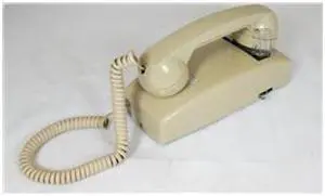 CORTELCO ITT-2554NDL-AS 255444-VBA-NDL Wall No Dial - Ash
