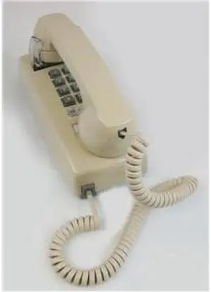 CORTELCO ITT-2554-27F 255444-VBA27F Wall w/ Flash/Message- Ash