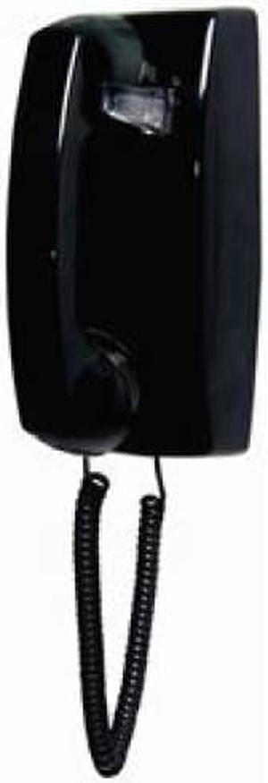 CORTELCO ITT-2554NDL-BK 255400-VBA-NDL Black wall no dial