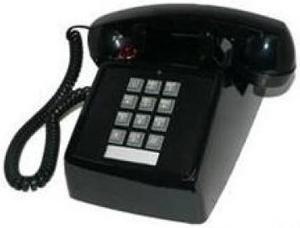 CORTELCO ITT-2500-27M-BK 250000-VBA-27M Desk w/ Message - Black