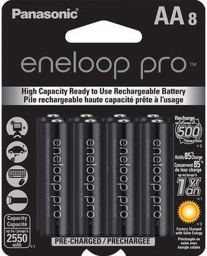 PANASONIC BK-3HCCA8BA 8PK ENELOOP PRO AA BATTERY